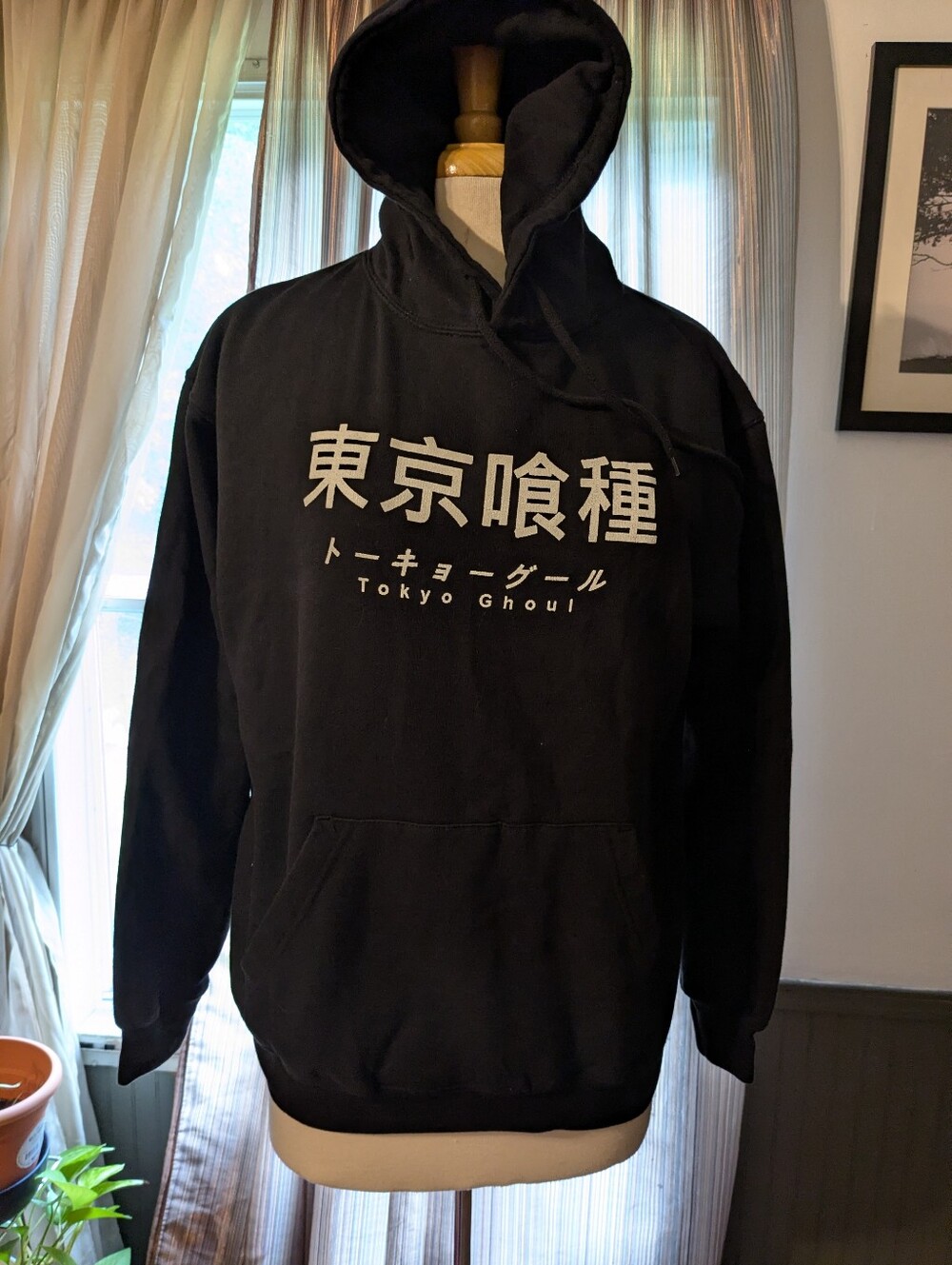 Tokyo Ghoul Black Graphic Pullover Hoodie